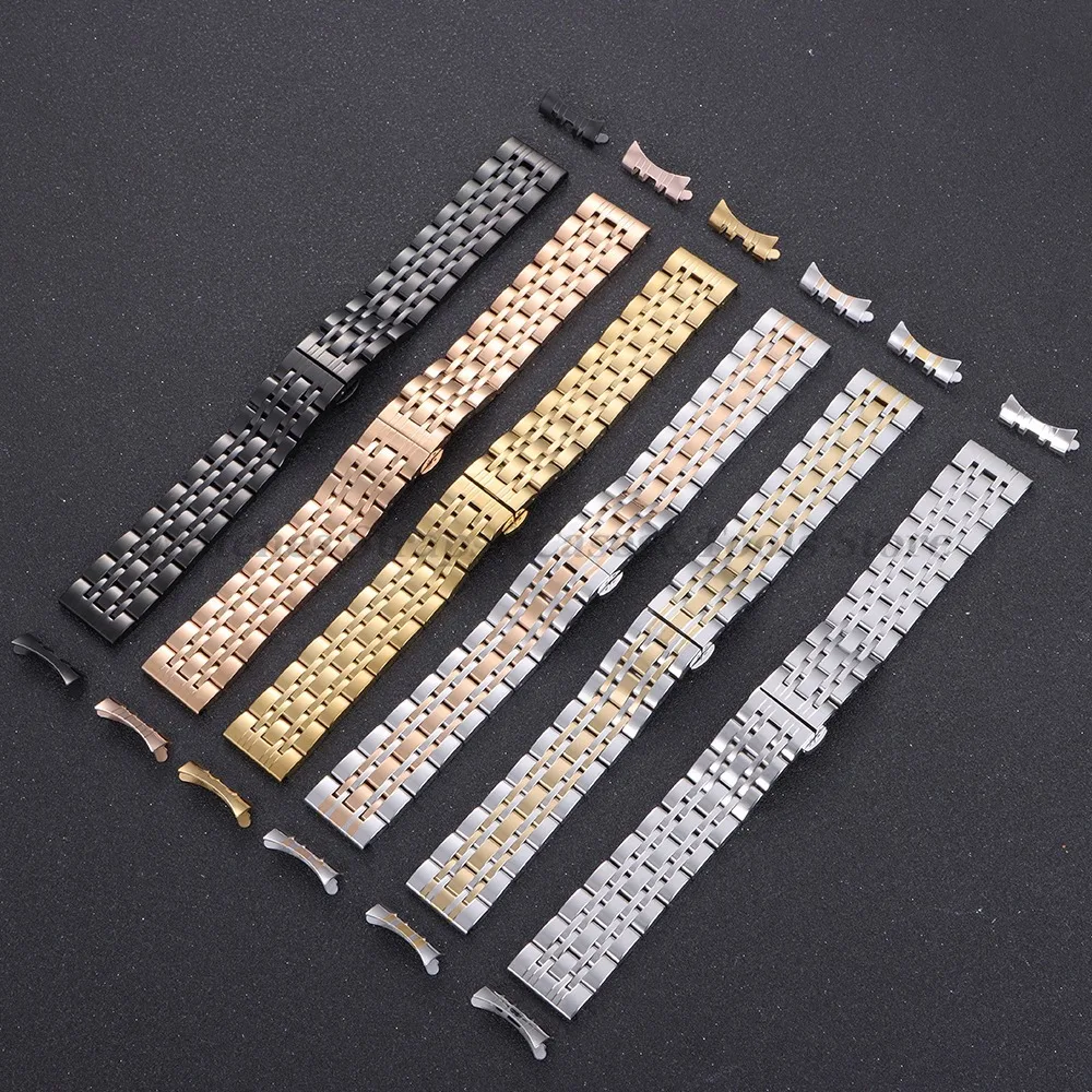 12/14/16/18/19/20mm/21mm/22mm/24mm Stainless Steel Wacth Strap for Armani for Tissot for Citizen Strap Men Women Sport Watchband view 5