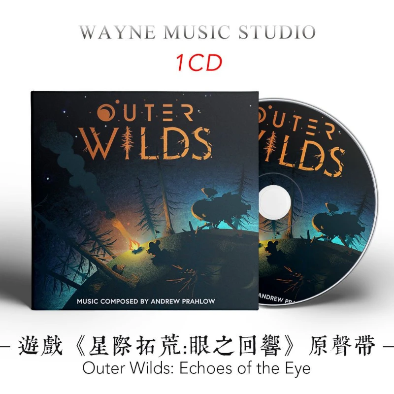 Game Outer Wilds Andrew Prahlow Music CD Echoes of The Eye OST Album Music Record Cosplay Walkman Car Soundtracks Box Collection