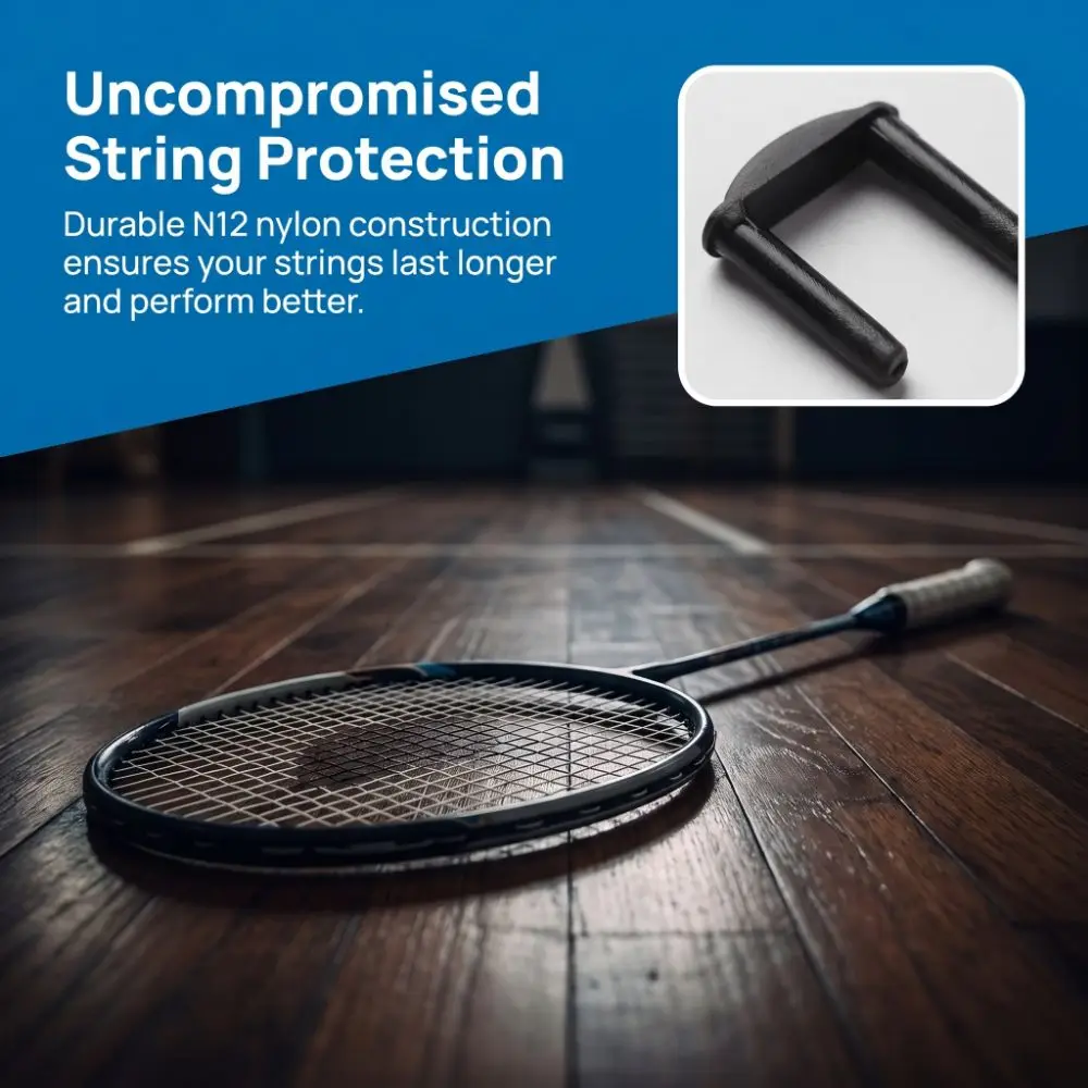 400pcs Nylon Material Badminton Racket Grommets 9mm Hole Spacing Wear Resistant Badminton Racket Wire Protector