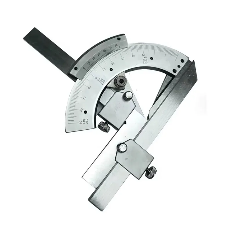 

High Quality Steel 180 320 360 Degree Vernier Caliper Angle Ruler Universal Bevel Protractor