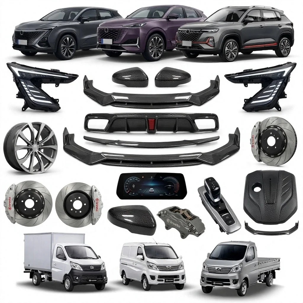 for Sporty Body Kit for Changan UNI-V UNI-T Deepal SL03 S07 Front Bumper Headlight Carbon Fiber Mirror Alloy Wheels