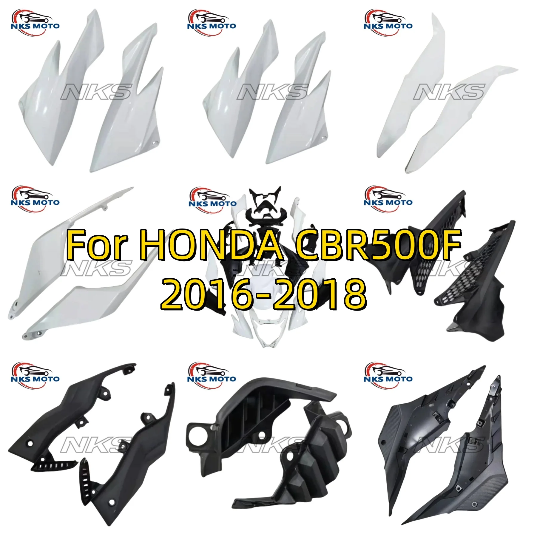 

For Honda CBR500F CBR 500F CBR500 F 2016 2017 2018 Body Full Fairing Kit Cowl Kit Motorcycle Bodywork ABS Injection Unpainted