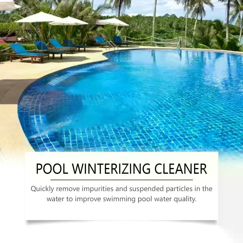 fast-acting flocculant swimming pool cleaner odor-eliminating Algae Prevention Safe for Kids Pets odor- eliminating 100ml