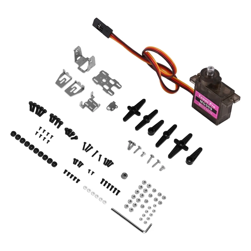 Light-Weight Aluminum Alloy FPV Drone Gimbal Bracket 22-28mm Hole Spacing Camera Stand for FPV Head Tracker with 2Servos-A10G