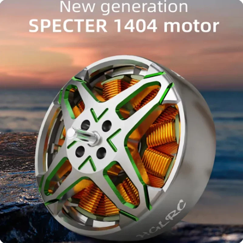 Silnik bezszczotkowy HGLRC SPECTER 1404 2750KV/4800KV 4-6S do dronów FPV Freestyle 2-calowych Cinewhoop i 4-calowych Toothpick