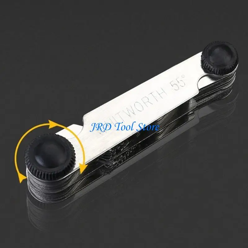 A2UD 55 60 Degree Screw Gauge Metric Inch Thread Plug Gauge Gear-Tooth Screw Gauges Carbon Steel Lathe Combination Tool