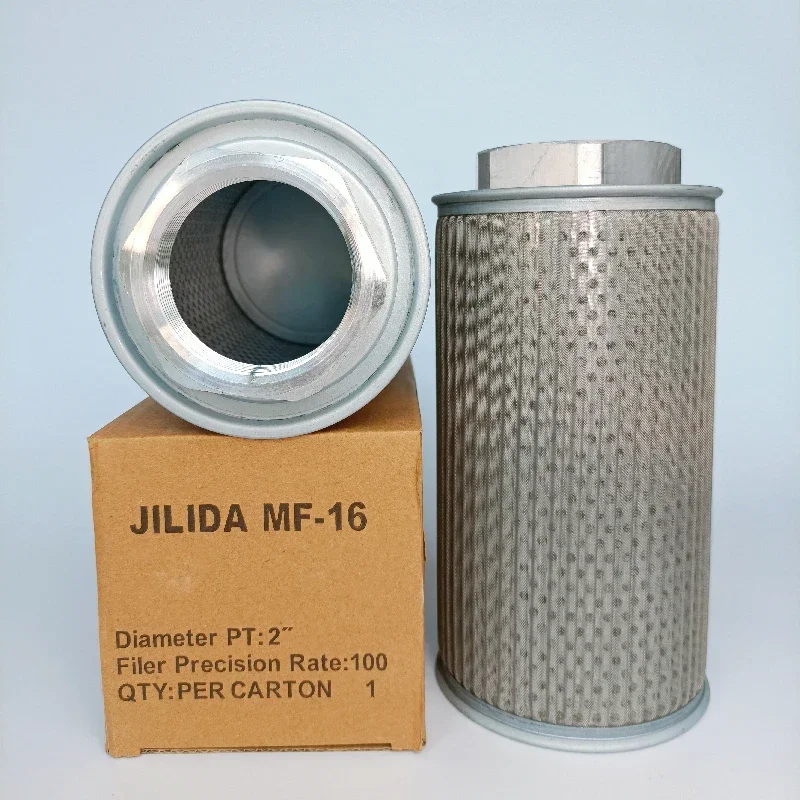 JL (MF) Filtro de óleo hidráulico de dente de alumínio Filtro de tanque de combustível/Filtro de sucção de óleo