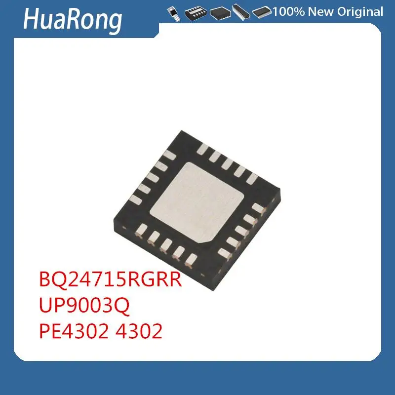 10Pcs/Lot    BQ24715RGRR BQ24715 BQ715 QFN-20     UP9003Q  PE4302 4302