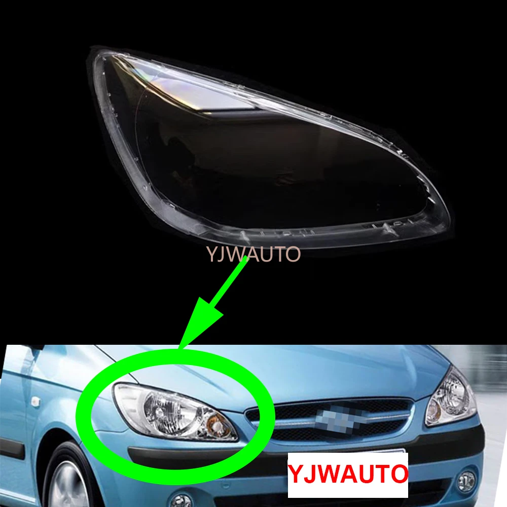 For Hyundai GETZ 2006 20072008 2009 2010 2011 Headlamp Cover Car Headlight Lens Glass Replacement Front Lampshade Auto Shell