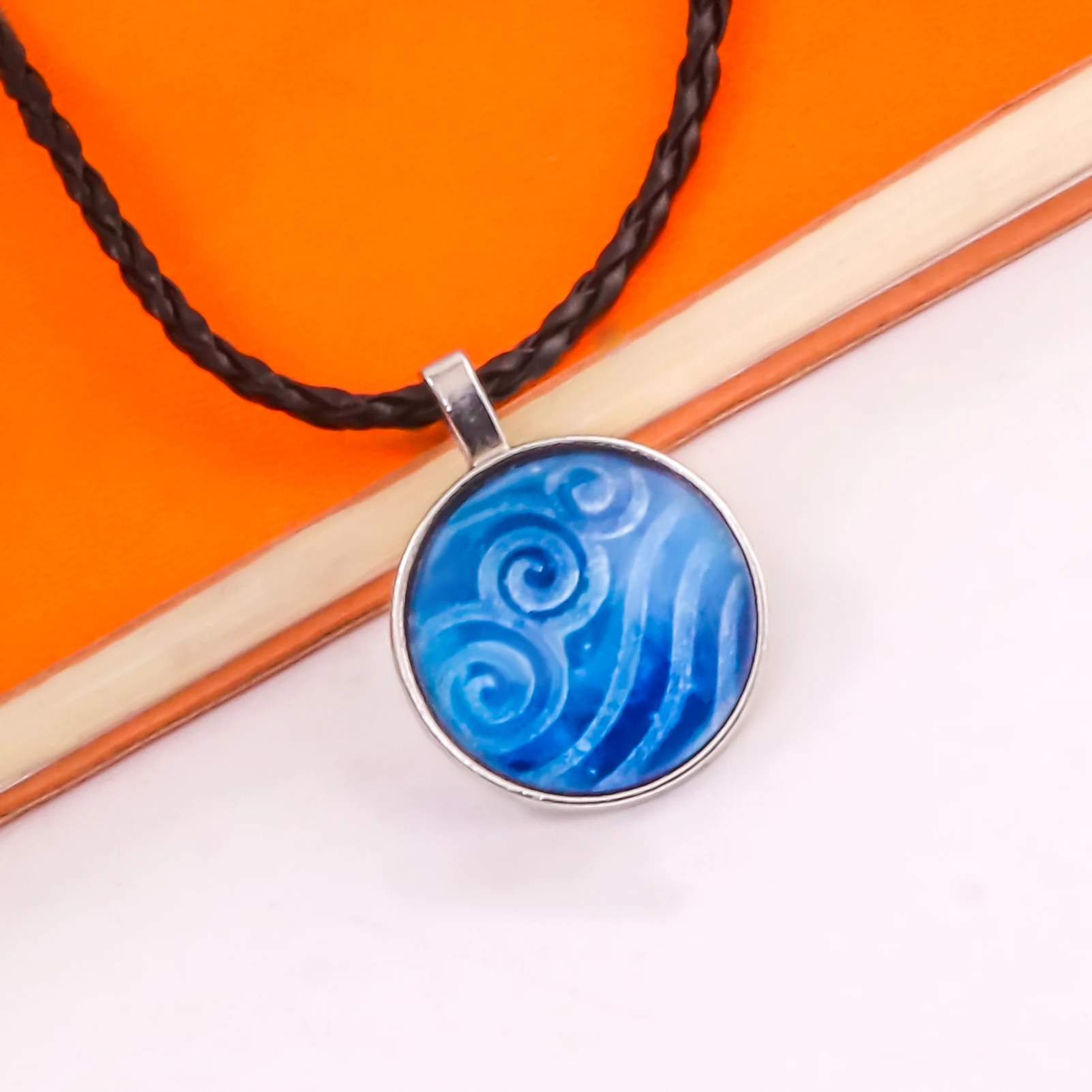 Avatar The Last Airbender Necklace Kingdom Jewelry Anime Katara   Water Tribe Pendant Glass Dome Necklace Cosplay Props Jewelry - view 5