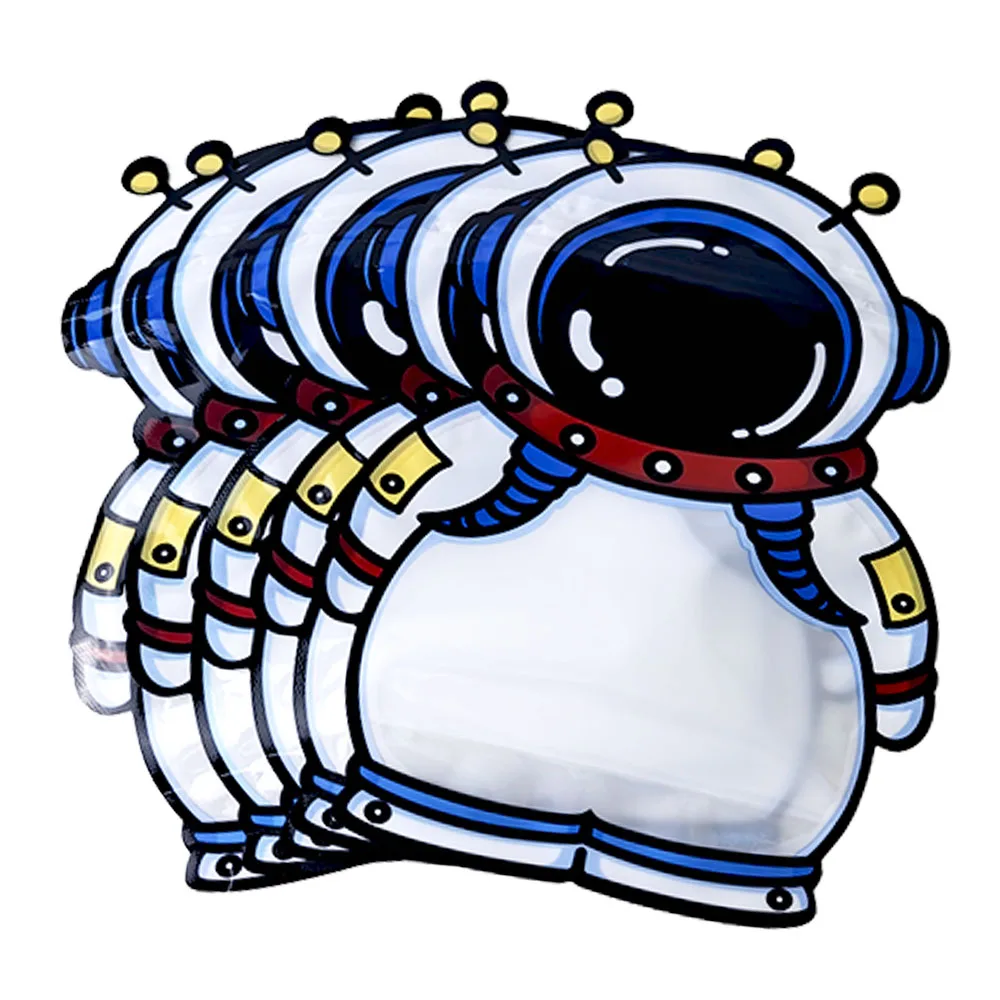 5/10/20/30/50Pcs Cartoon Astronaut Gift Bag Kids Snack Candy Packaging Bag Plastic Seal Bags Party Gift Packaging Birthday Bags
