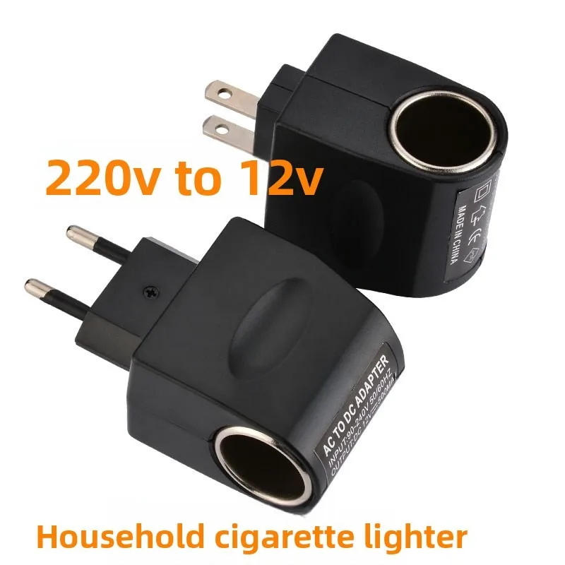 Car Cigarette Lighter Adapter AC 220V To DC 12V EU US Plug Converter Wall Power Socket Plug Adapter Auto Converter Car Accessory