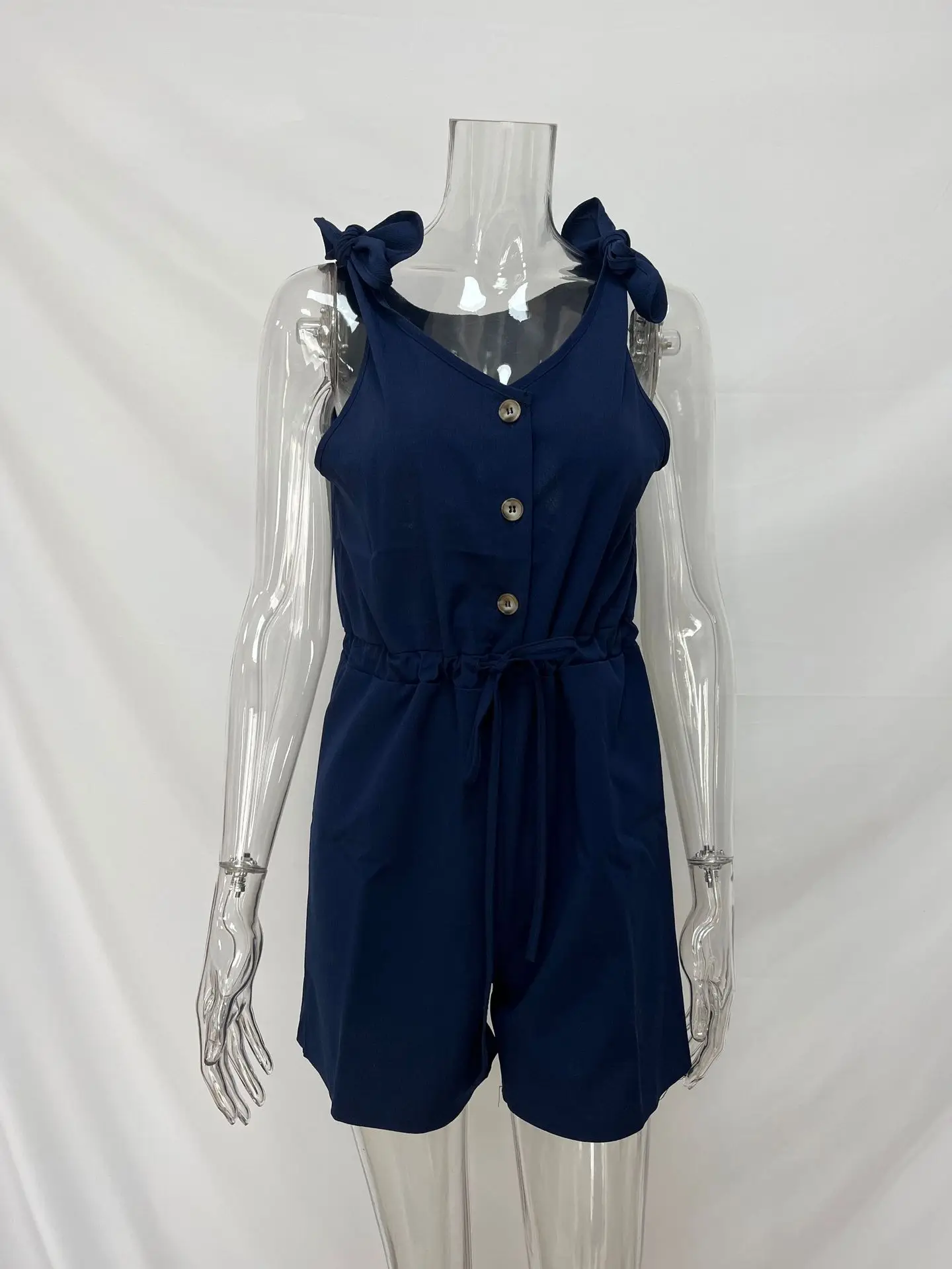 بذلة نسائية بلون ثابت ، تجارة خارجية ، بنطال بثلاثة أرباع ، صيف ، جديد ، من من من من من من #4