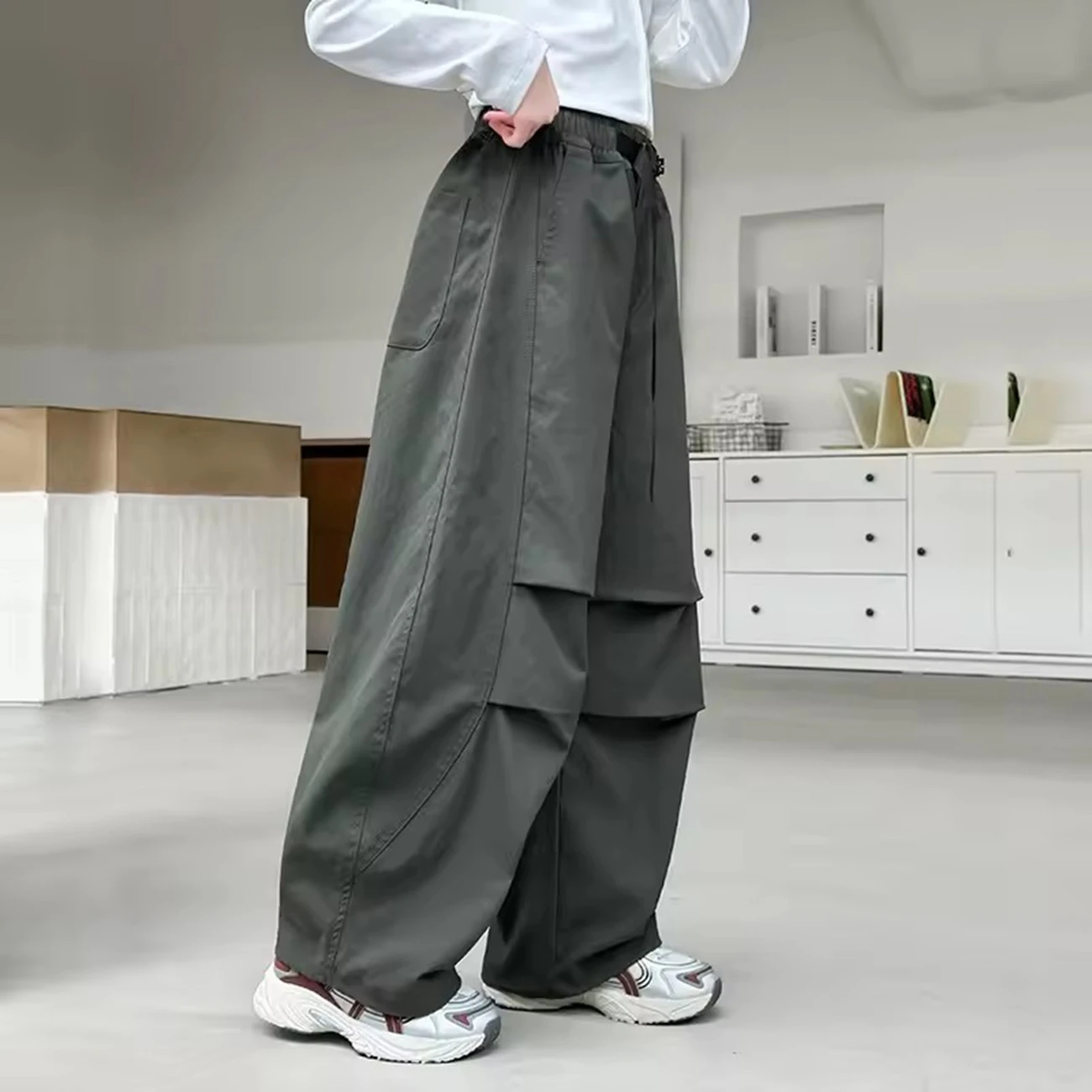 Teenage Girls Blue Denim Trousers Loose Straight Ripped Jeans Casual Autumn Spring Kids Pants for 4-14 Years Old