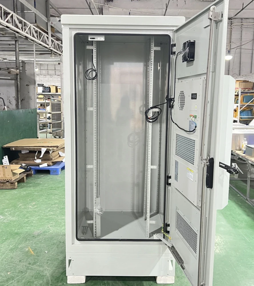 19 Inch Outdoor Waterproof IP65 IP55 Metal Cabinet for Lithium Battery Storage Solar Energy Rack Electrical Equipment Stock