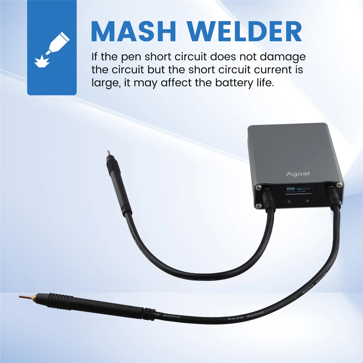 M85K  DH30 Handheld Spot Welder Portable Miniature 18650 Bumper Welder with Rechargeable Lithium Battery Spot Welder