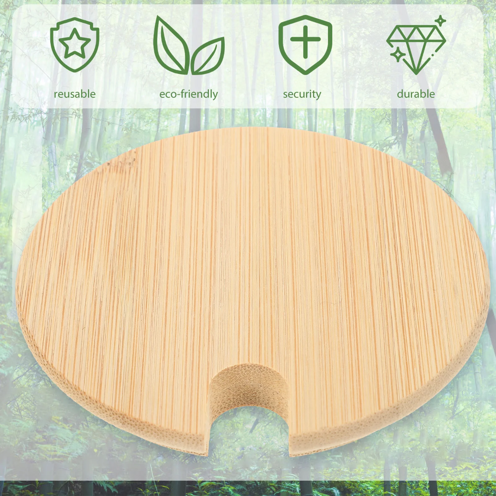 

1Set Mug Lid and Ceramic Spoon Combination Heat Resistant Cold Resistant Sealing Cover Multipurpose Cup Lid for Mugs Ceramic