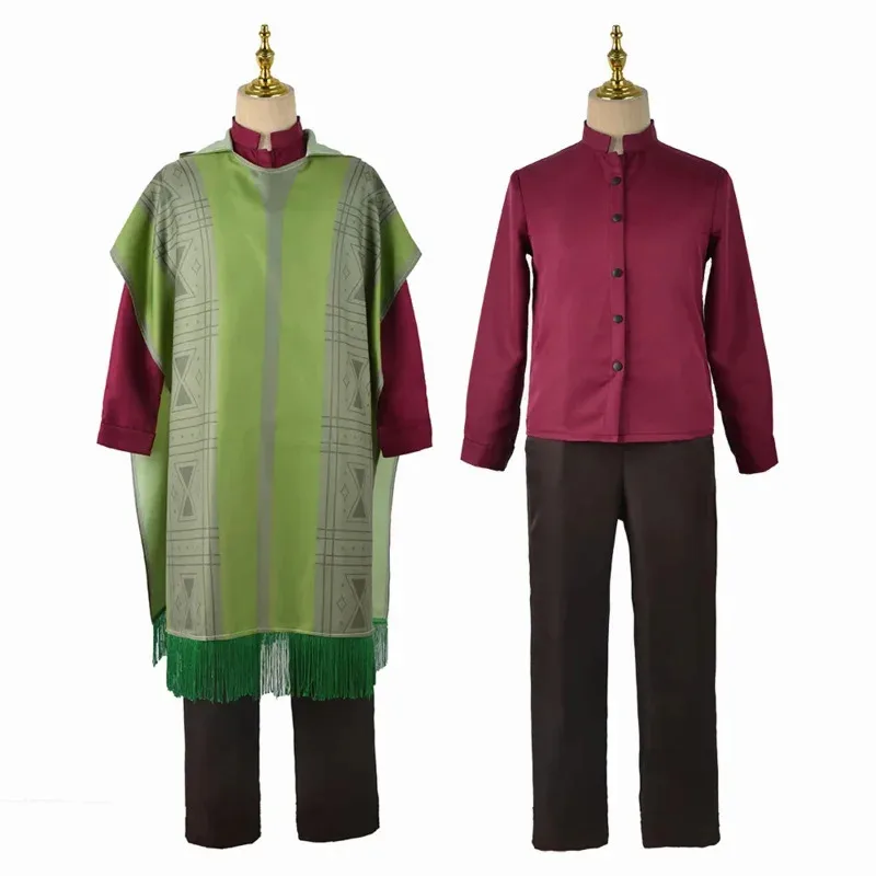 Fascino Bruno Madrigal Costume Cosplay Uomo vestito per bambini Fantasia per Carnevale di compleanno Festa di Halloween di alta qualità OI7709