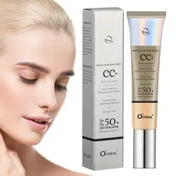 CC Cream Color Correcting Cream SPF 50 Sunscreen Full Coverage Foundation Lightweight Foundation Moisturizing Brightening Face