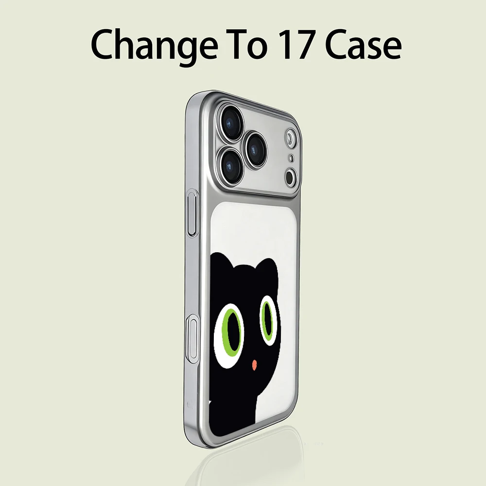 Niedliche Kätzchen-PC-Schutzhülle für iPhone 13 Pro Max Hüllen iPhone 17 11 12 13 ProMax 16 14 15 Plus 17 Air Sturzsichere Lustige Katzenhülle – Detail 14