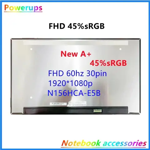 New A+ Laptop LCD/LED Screen/Display For HP ProBook 450 455 G8 G9 G10 IPS FHD 60hz/QHD 2.5K 120hz N156HCA-E5B NE156QHM-NY6