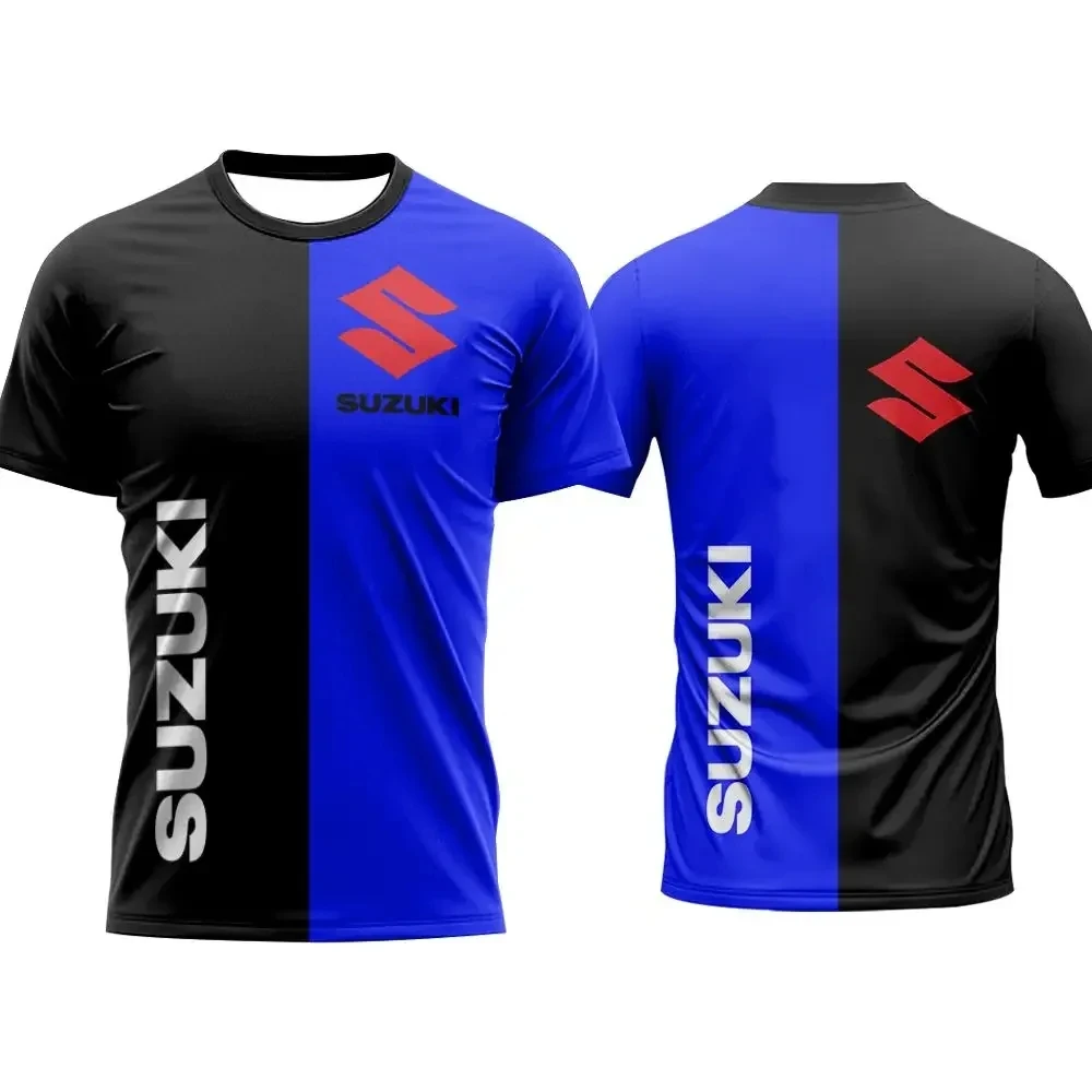 Summer Suzuki Short-sleeve Motorcycle T-shirt, Unisex Outdoor Quick-drying and Breathable Crew Neck T-shirt, 2026 Bestseller