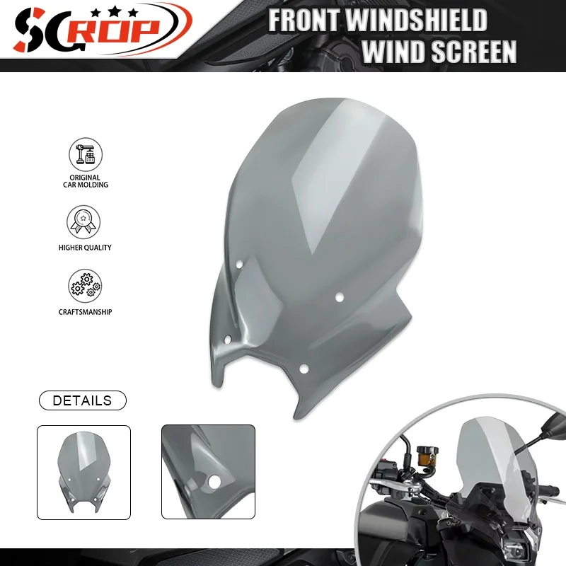 

mt09 New Windshield Windscreen For MT-09 2024-2024 MT09 SP 24-25 Motorcycle Front Sport Wind Screen Visor Deflector Protector