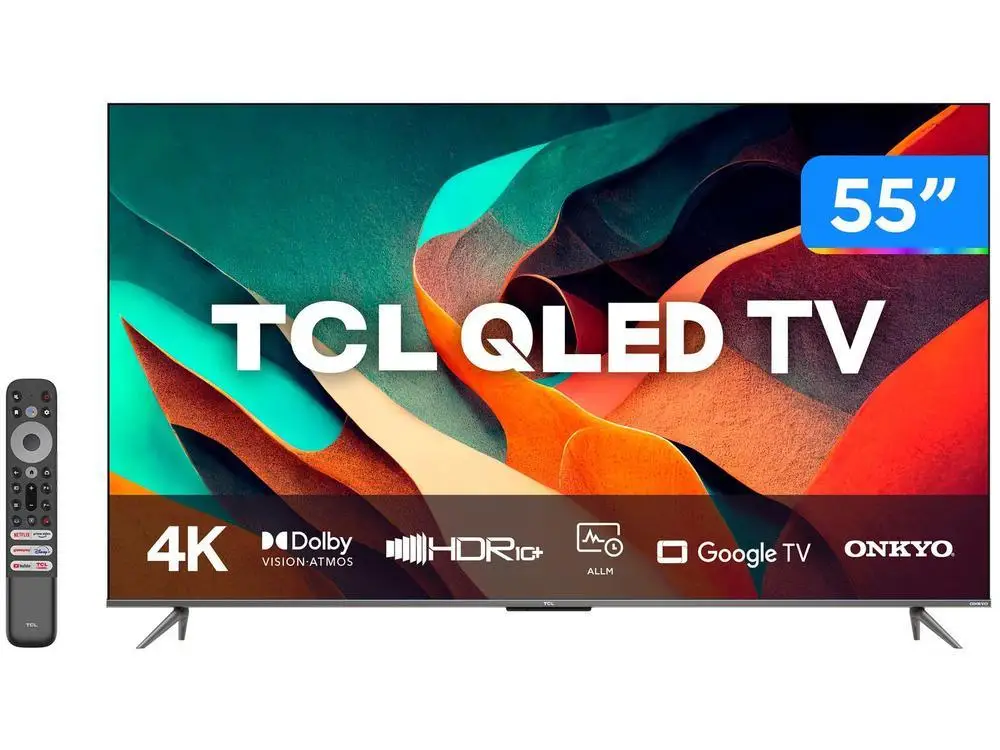 TV TCL C635 55 Polegadas: A Smart TV 4K UHD Ideal para Sua Sala de Estar