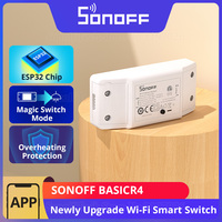 SONOFF BASIC R4 Wi-Fi ESP32 Chip Smart Switch Smart Scene Magic Switch Mode eWeLink Remote Control with S-MATE2 R5 Alexa Google