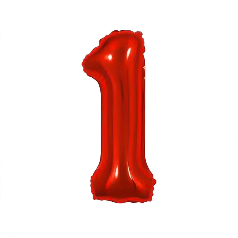 1 Stück 40 Zoll US-Version Schlanke Große Rote Zahlen 0-9 Folienballons Hochzeit Geburtstag Party Dekoration Jubiläum Heliumballon – Detail 7