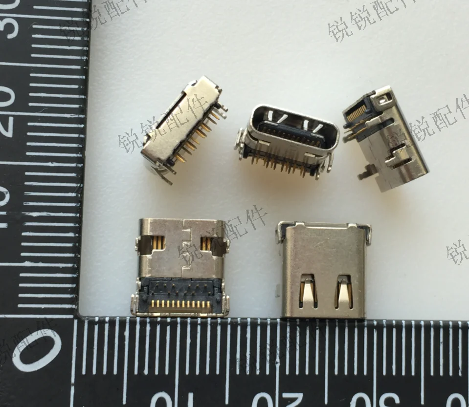 For USB3.1 Female USB3.1 C Type socket Gold-plated pin Tablet data tail plug