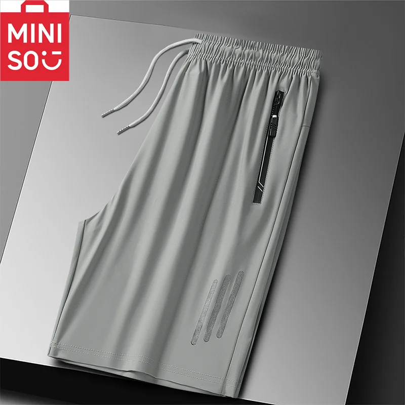 

Summer nylon ice silk shorts for men, thin, loose fit, plus size sports pants, ice silk shorts, casual pants, quick drying ice s