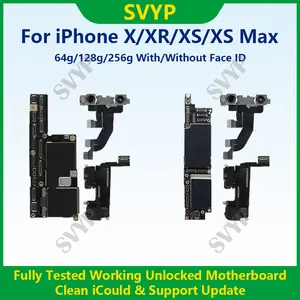 Bilashmart 100%Working Mainboard iPhone X/XR/XS Max With Face ID Fully Tested Cleaned iCloud And Unlocked Motherboard Fast Shipping