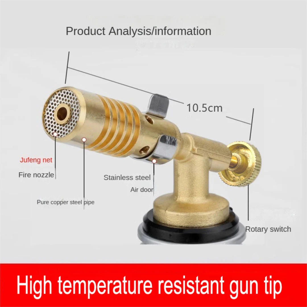 Multifunction Welding-Burner Welding Gas Burner Flame Gas Torch Flame Gun Blow for BBQ Camping Cooking Lighter Heating Camping image 4