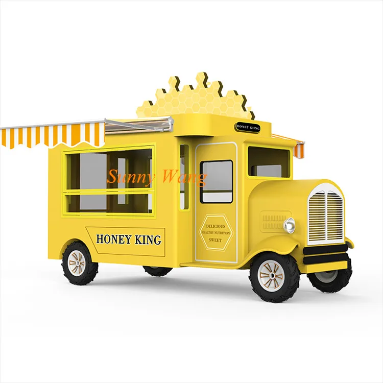 OEM 2023 New Arrival Food Concession Trailer Coffee Cart Food Truck Buffet Dining Kiosk