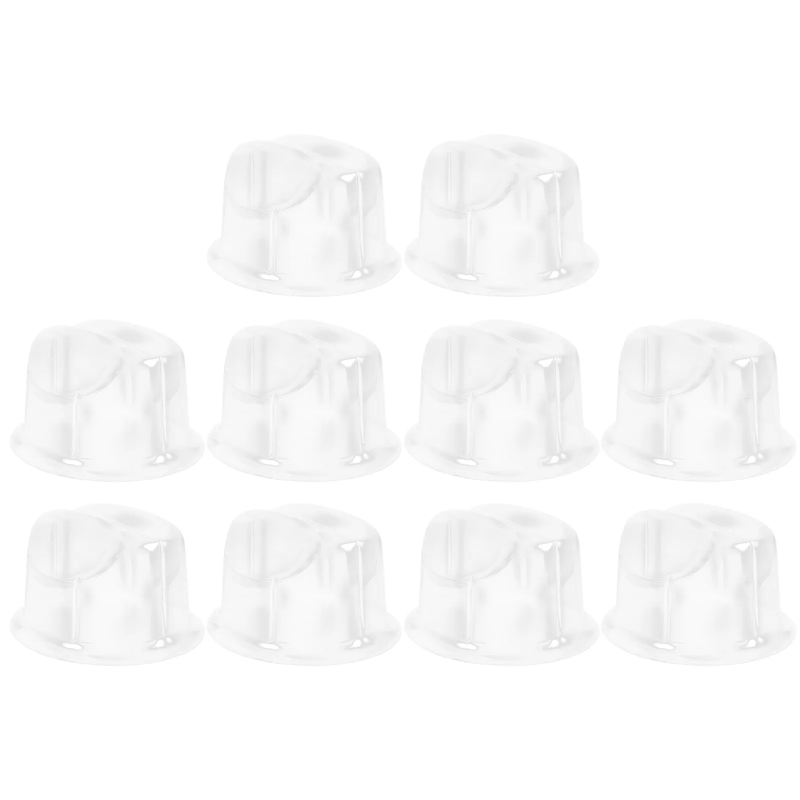 

10pcs PVC Hat Shaper Bucket Cap Holder Lightweight Plastic M 56 58cm Stand Display Bracket Storage Solution
