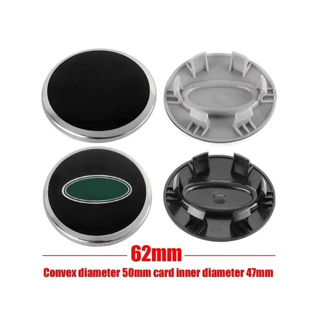 4pcs 62mm Car Wheel Center Cap Hub Cover Badge For Land Rover Freelander L462 Sport L319Range Evoque Discovery Auto Accessories