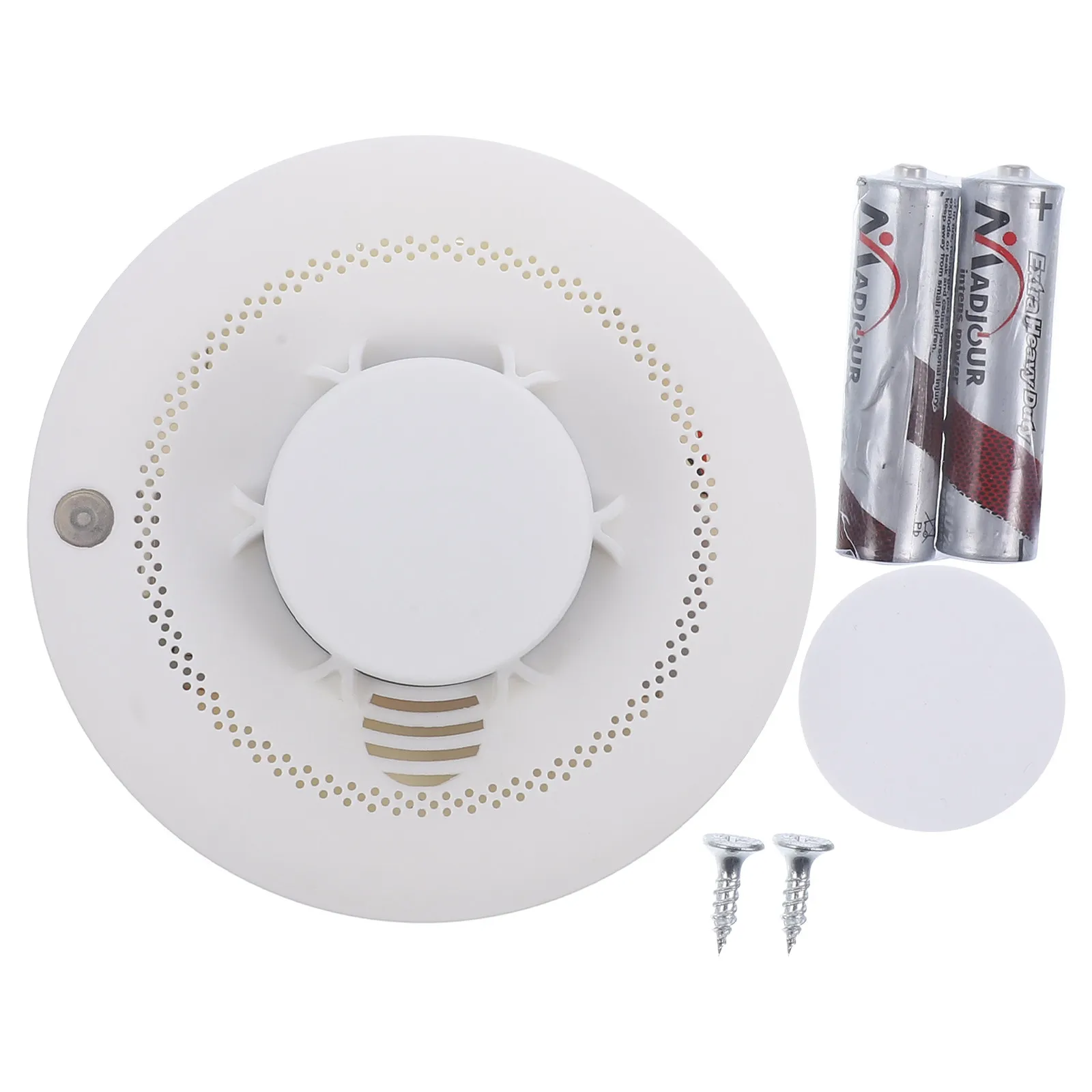 

Smoke Alarm Photoelectric Early Warning 85Db Loud LED Light Easy Install Home Office Hotel School Library
