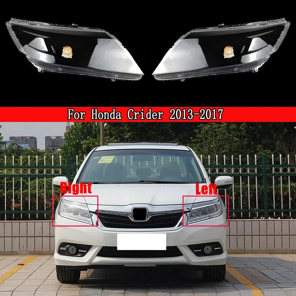 

For Honda Crider 2013 2014 2015 2016 2017 Headlight Cover Transparent Lampshade Headlamp Shell Replace Original Lens Plexiglass