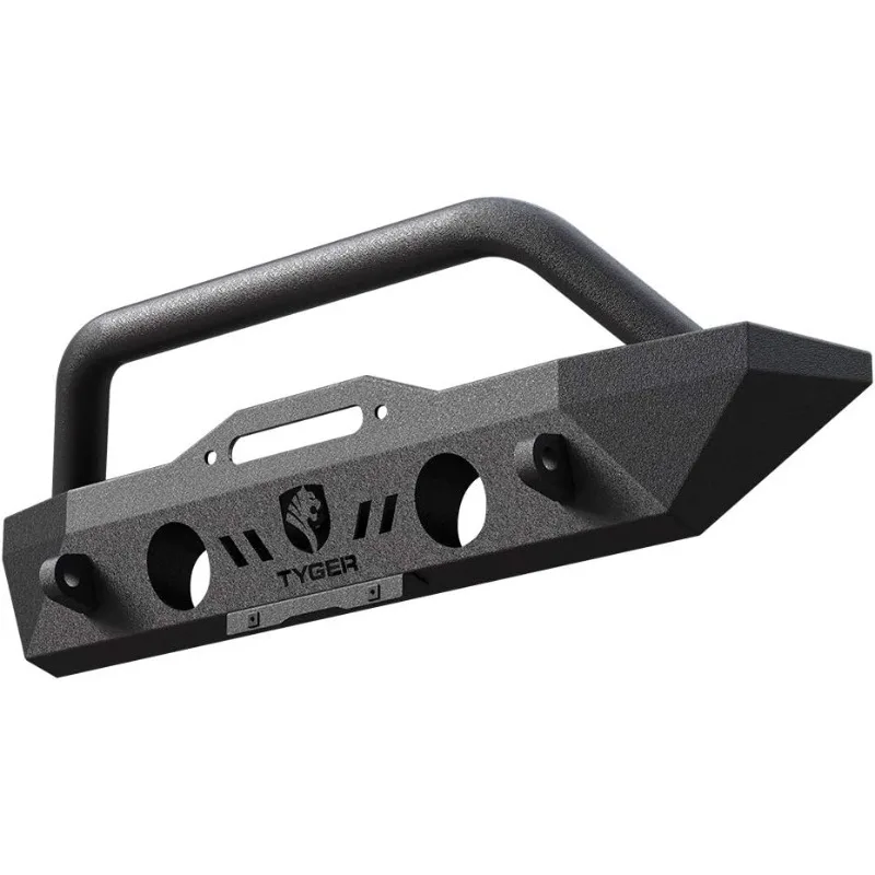 Front Bumper w/Winch Plate Compatible with 07-18  Wrangler JK; 2018-2024 JL (Include 21-24 4xe); 2020-2024 Gladiator