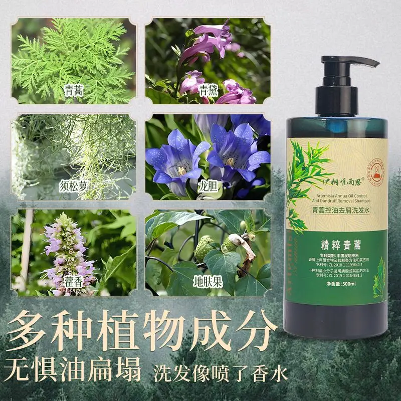 

Plant Shampoo Artemisia, увеличение объема и контроль жирности, успокаивает кожу головы для легких мягких волос
