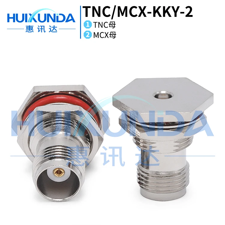 

TNC/MCX-KKY-2 TNC female to MCX female nut fixed panel wall connector oscilloscope adapter