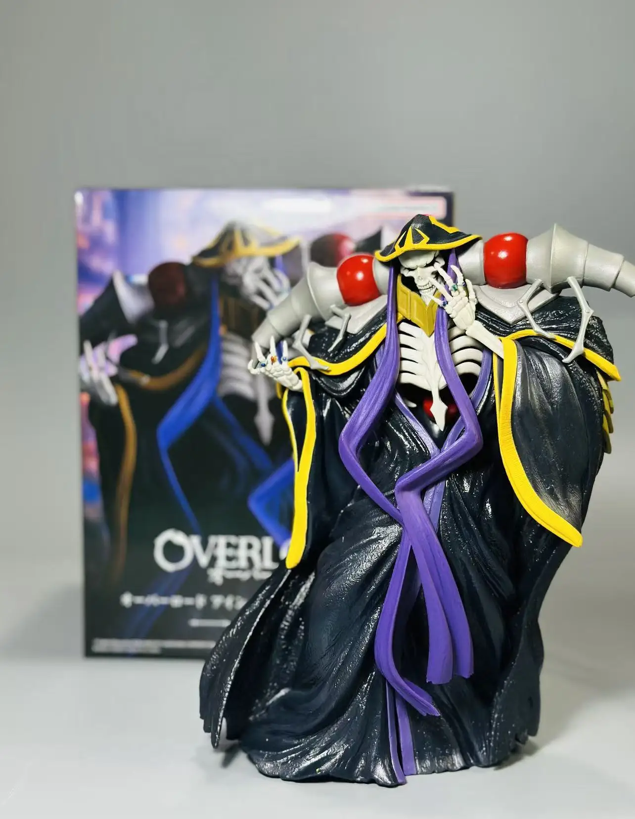 

In Stock Bandai Banpresto Original Overlord Ainz Ooal Gown 22cm PVC Anime Figure Model Collectible Toys