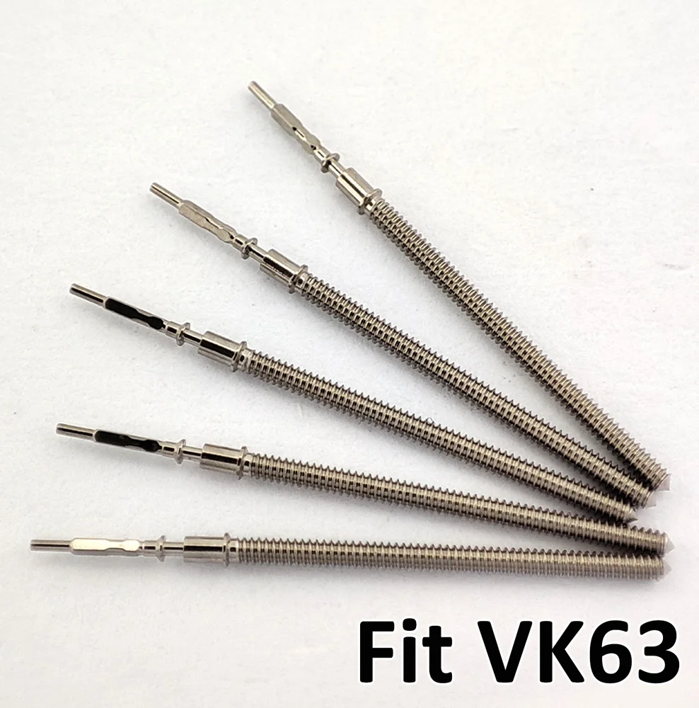 Высококачественный заводной стержень механизма VK63, запасные части, подходят для VK63 VK64 VK67 VK68 VK61 VD53 VD57, аксессуары для часов с механизмом