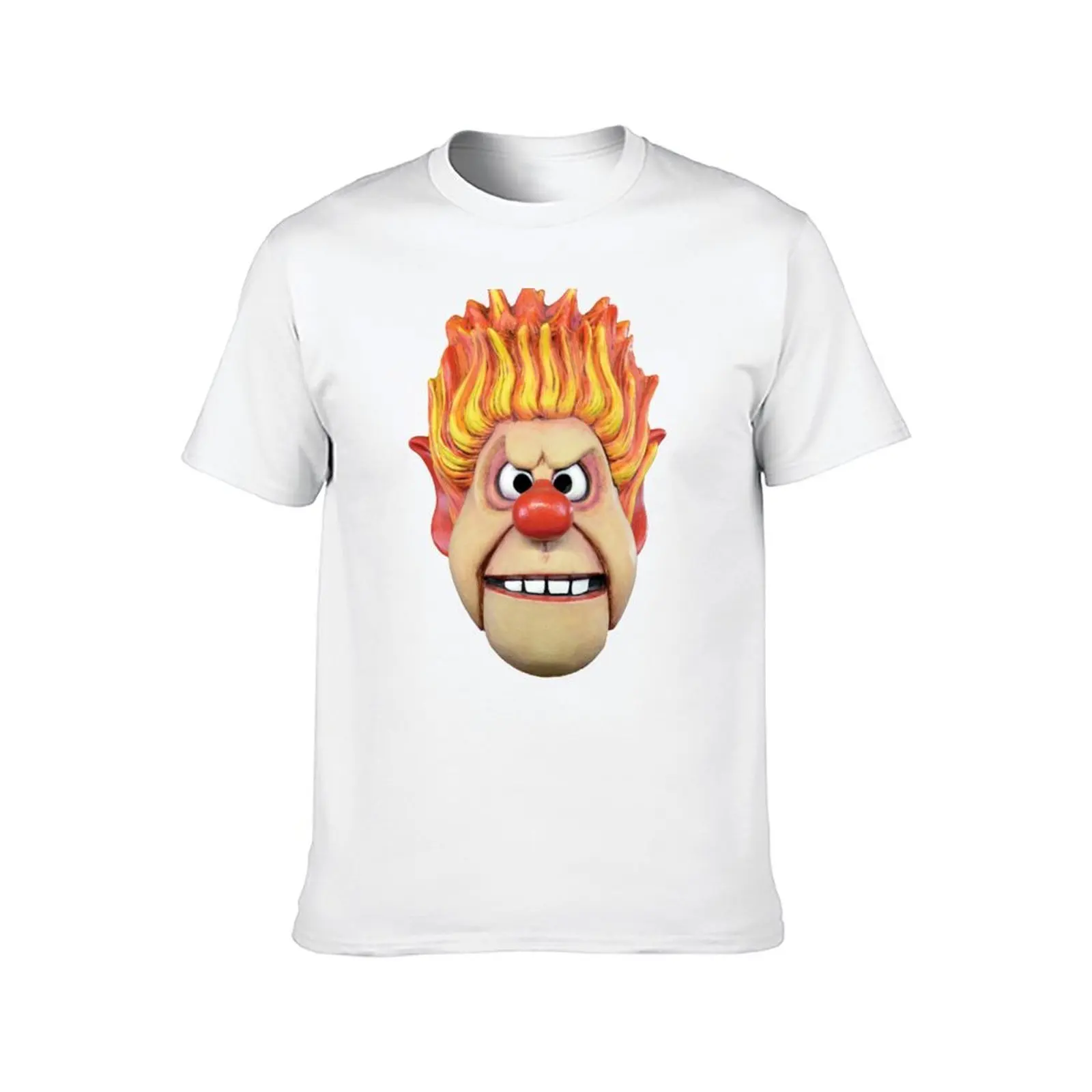 تي شيرت Heat Miser Head تي شيرت برسوم جرافيك للرجال تي شيرت برسومات