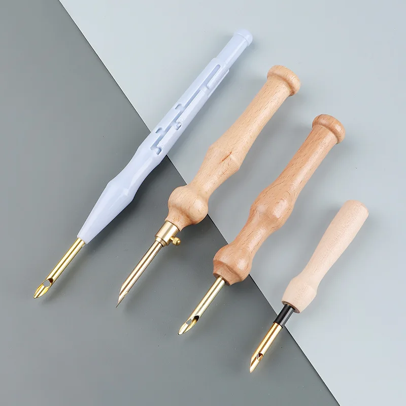 Punch Needle Set Poke Needles Embroidery Pens Adjustable Poking Cross Stitch Tools Changeable Head DIY Craft Sewing Accessories