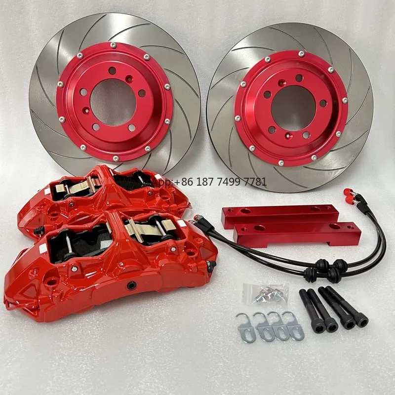 

Up.ade Auto Brake System GT6 Caliper 6 Pot 355mm-405mm Brake Disc Customize logo Caliper Kit for . Escalade