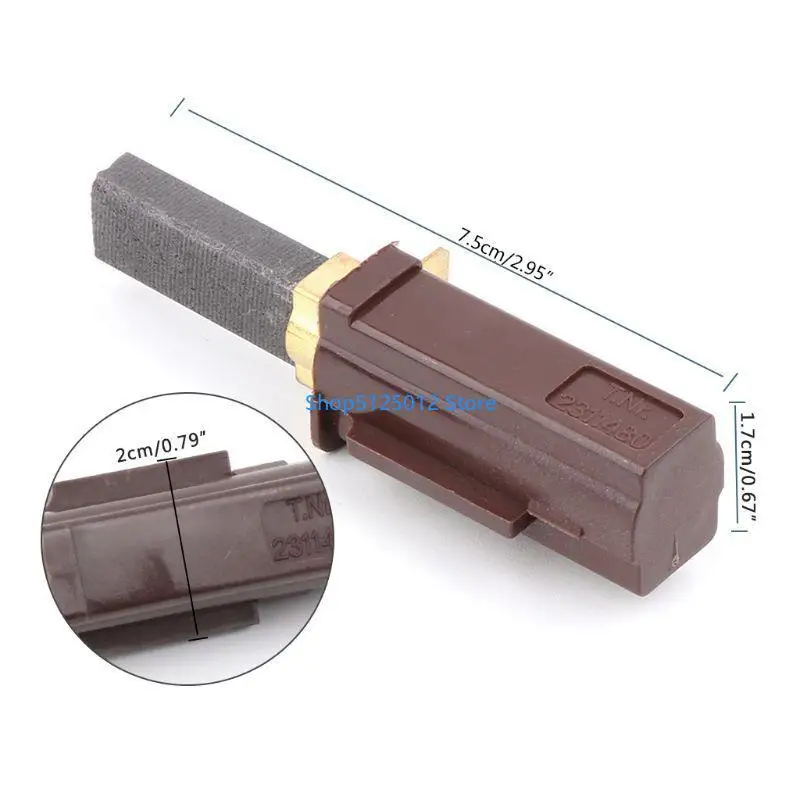 Spazzola elettrica spazzola in carbonio motore G8TC per aspirapolvere numerato