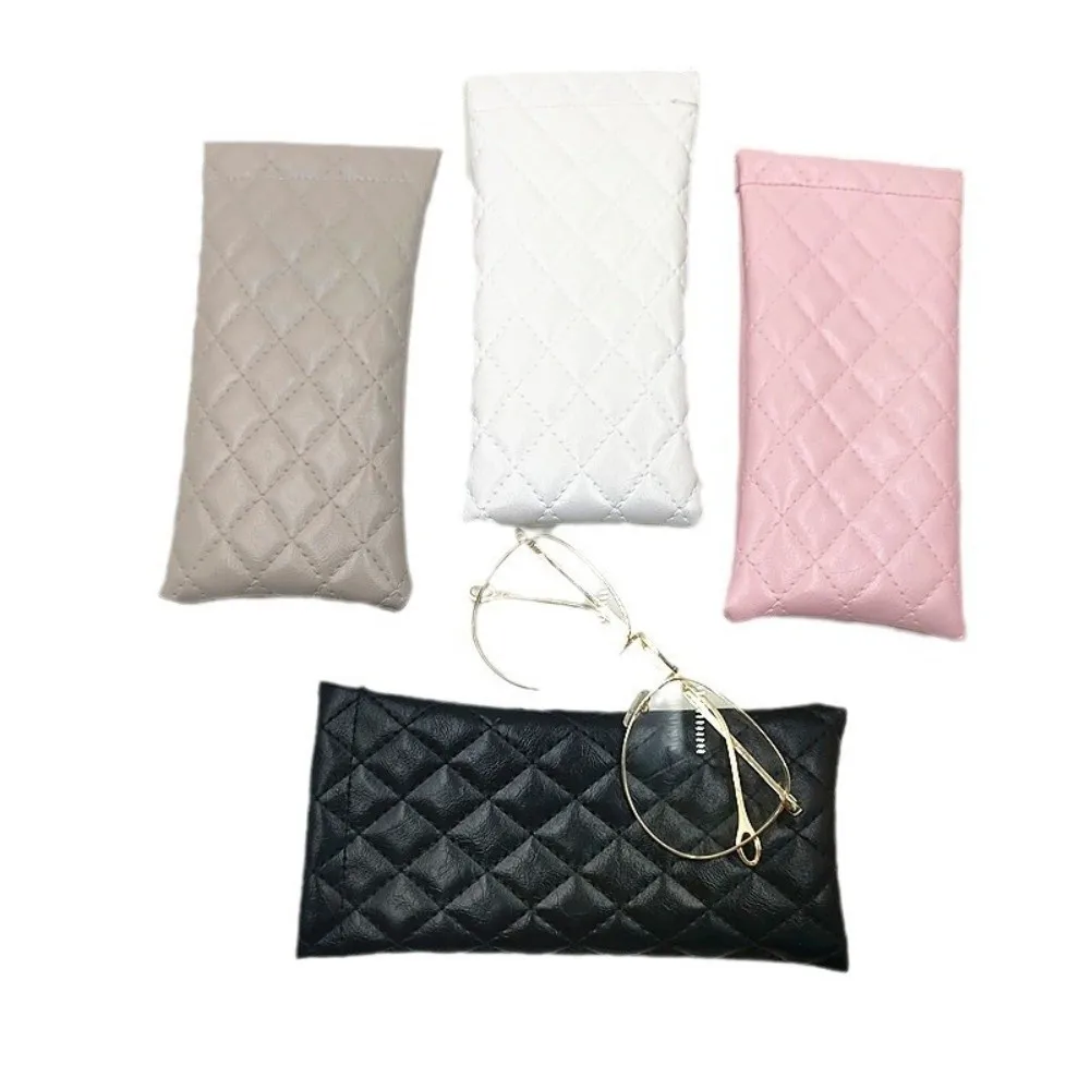 حقيبة تخزين النظارات الشمسية ذات الطبقة الواحدة/المزدوجة من جلد البولي يوريثان حقيبة نظارات راقية حقيبة نظارات مقاومة للماء