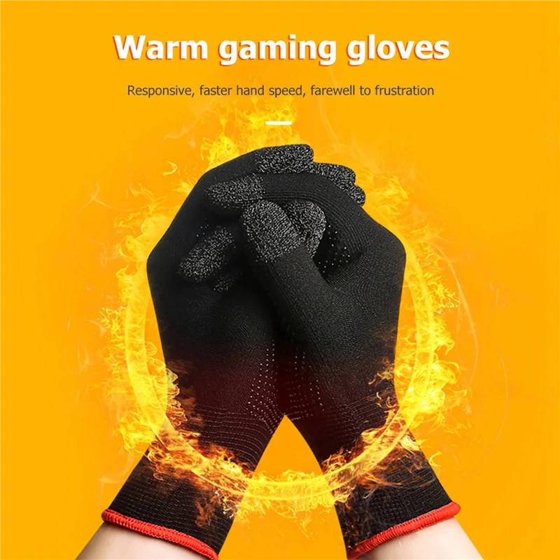 Guantes de Juego de 2 piezas para PUBG, a prueba de sudor, antiarañazos, sensible a la presión, para pantalla, Gaming